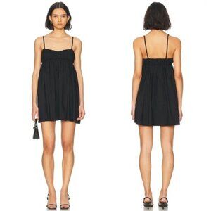 NWT Caroline Constas Rosaline Empire Sleeveless Mini Dress Black Size: Small